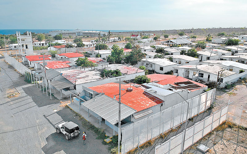 El centro penitenciario estaba dividido en zonas ocupadas por presos y trabajadores. (Ariana Pérez)