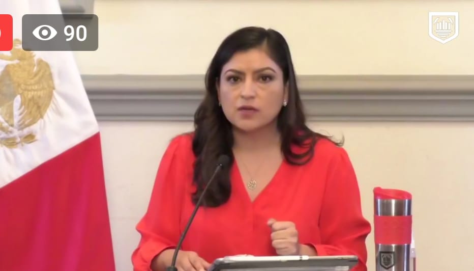 Claudia Rivera Vivanco, presidenta municipal de Puebla. (Especial)