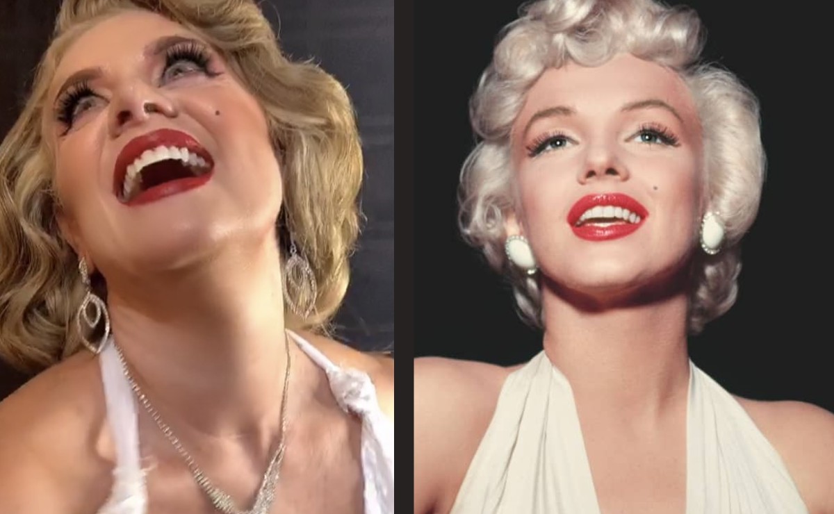 Erika Buenfil imita a Marilyn Monroe y arrasa en TikTok. (Instagram)