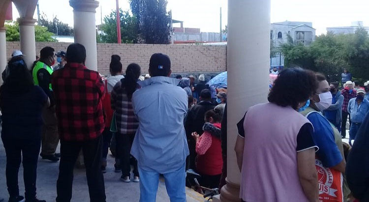 Pobladores de San Simeón Xipetzinco, en Hueyotlipan, pretendían entrar a la presidencia. (Adolfo Tenahua)