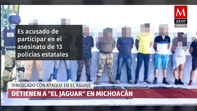 Detienen a líder del CJNG acusado de la emboscada en el Aguaje