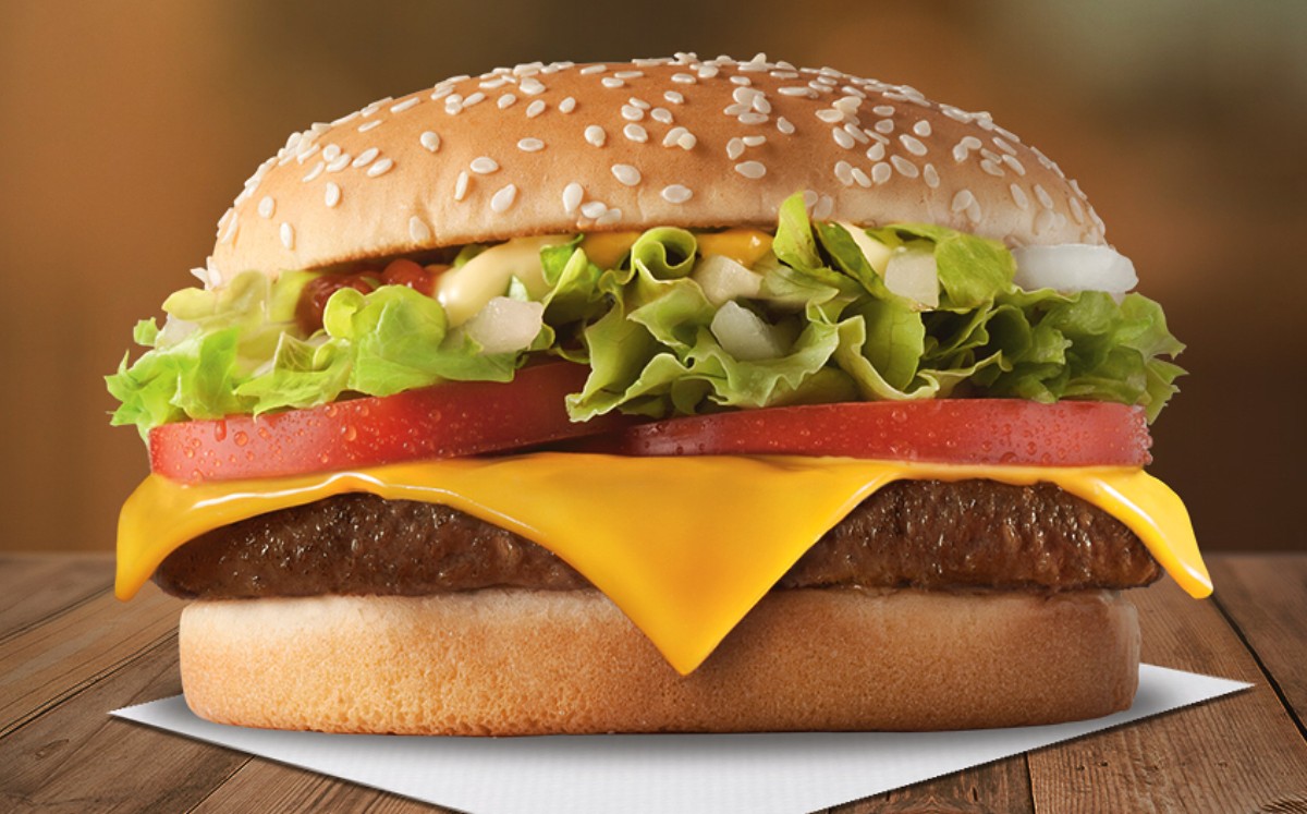 Hamburguesa de McDonald's (Instagram).