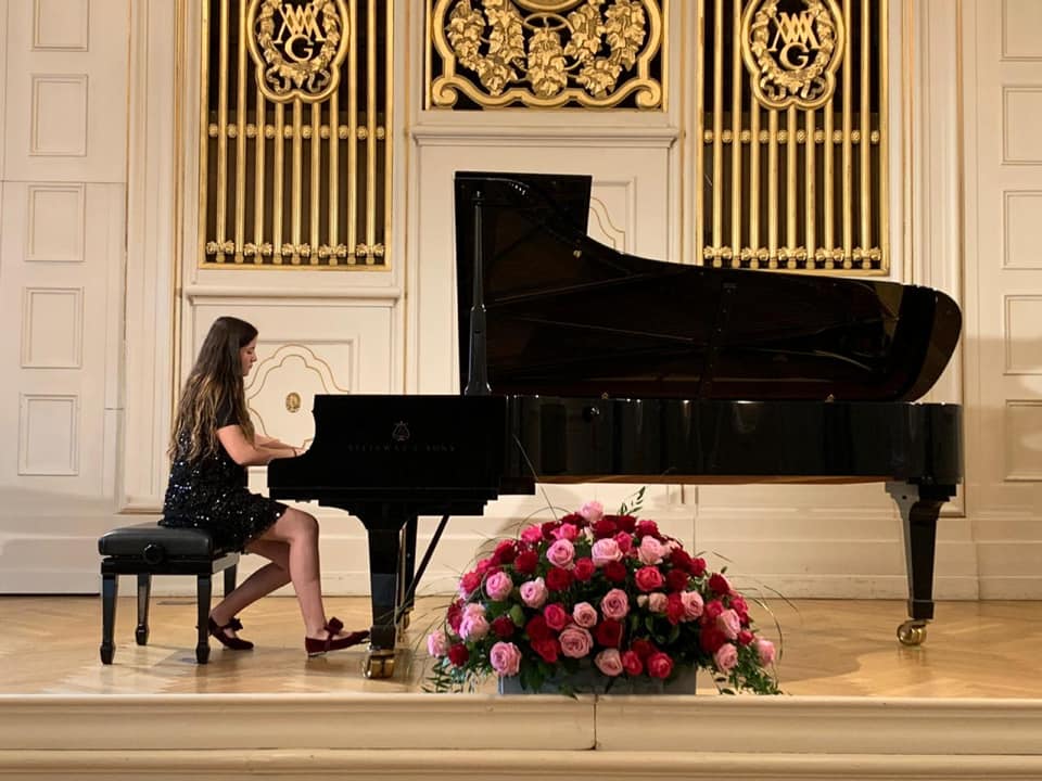 María Hanneman, ganadora del Grand Prize Virtuoso. (Foto: Facebook)