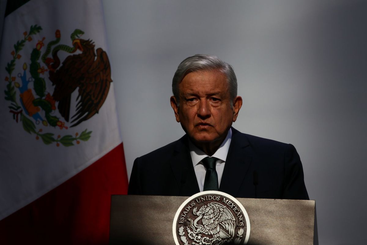El presidente Andrés Manuel López Obrador durante su Segundo Informe de Gobierno. (Cuartoscuro)