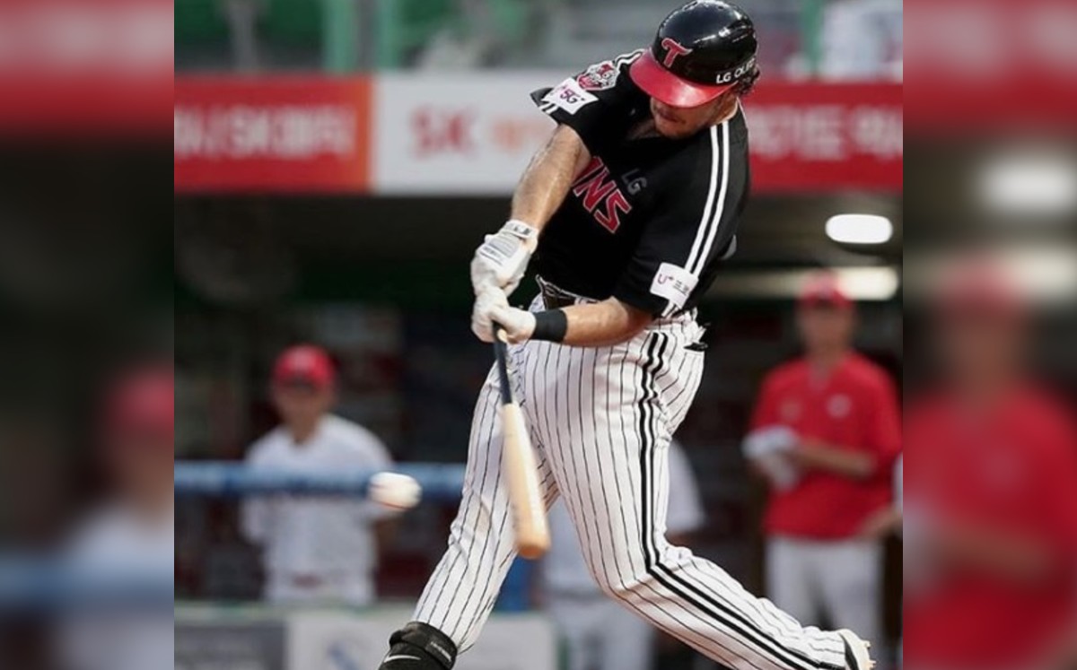 Roberto Ramos empata récord de Karim García de home runs en Corea (LG Twins)