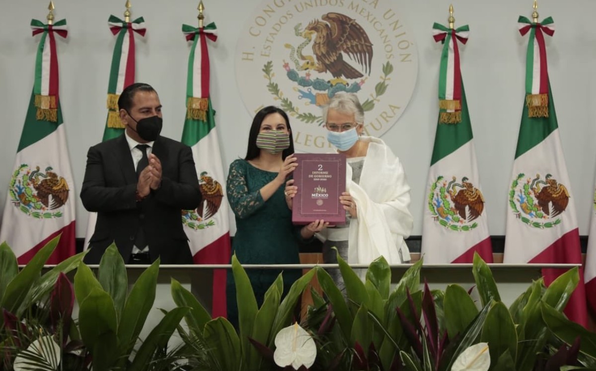 Olga Sánchez Cordero entrega Segundo Informe de Gobierno en San Lázaro ...