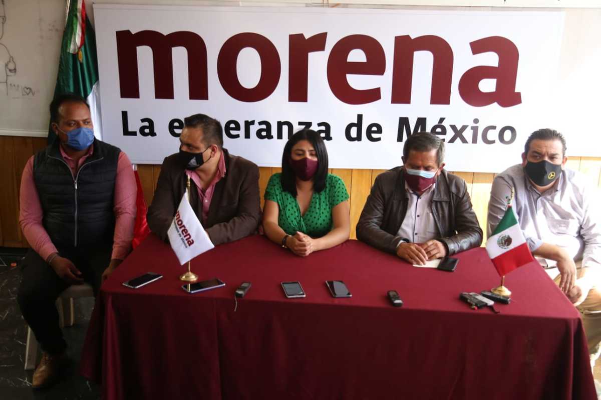 Areli Rubí Miranda y Miguel Ángel Martínez se suman a Morena. (Jorge Sánchez)