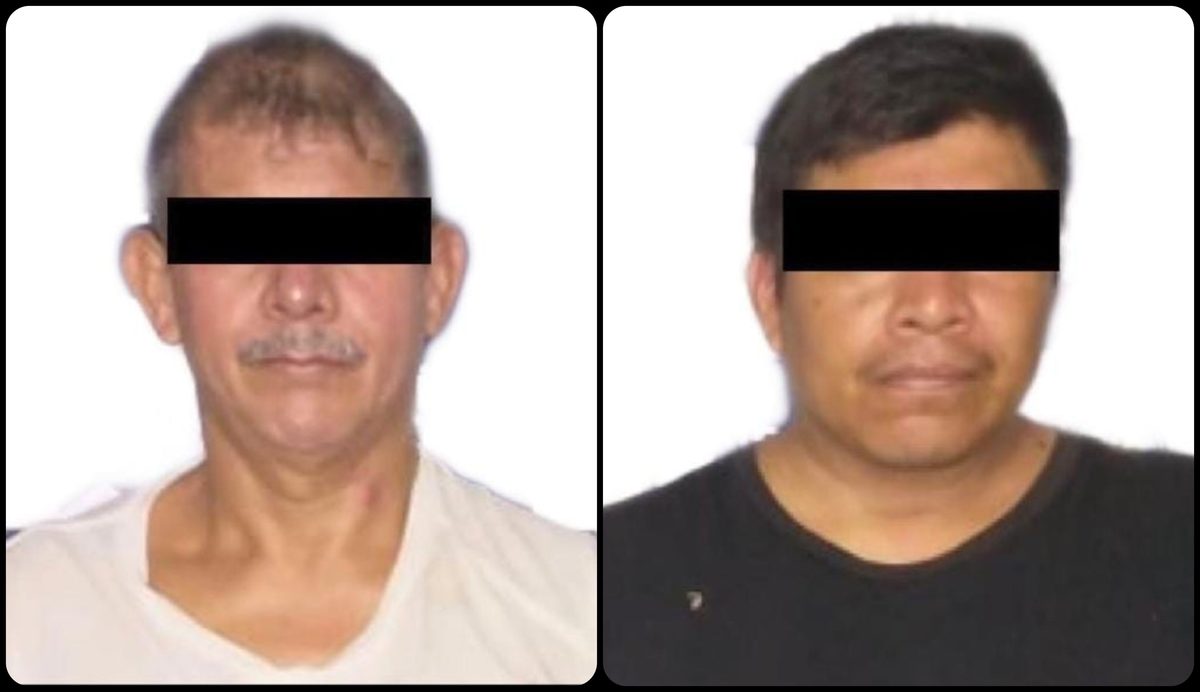 Los dos hombres fueron puestos a disposición de la FGE. (Isabel Zamudio)