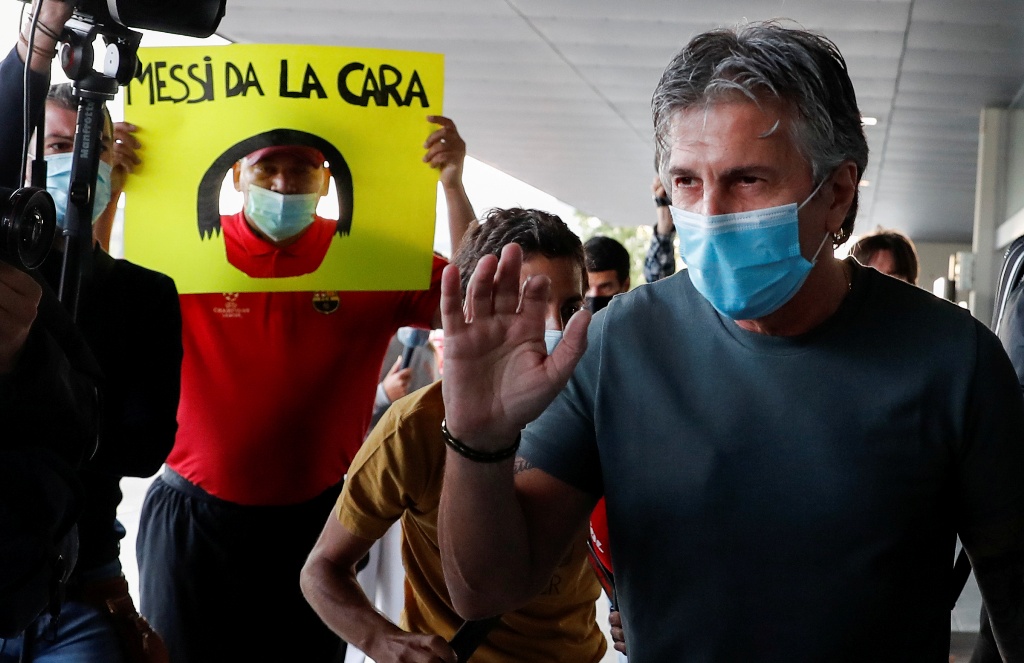 Jorge Messi, padre de Leo (Reuters)