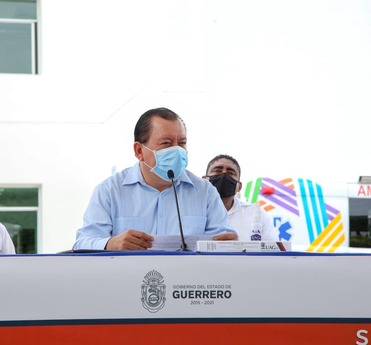 El rector de la Universidad Autónoma de Guerrero (UAGro), Javier Saldaña Almazán. (Rogelio Agustín Esteban)