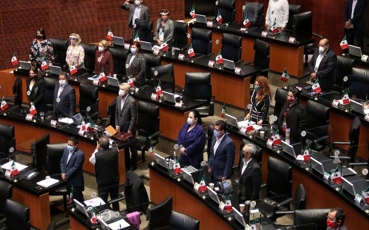 Senadores en la sesión ordinaria del 02 de septiembre de 2020. (Cuartoscuro)
