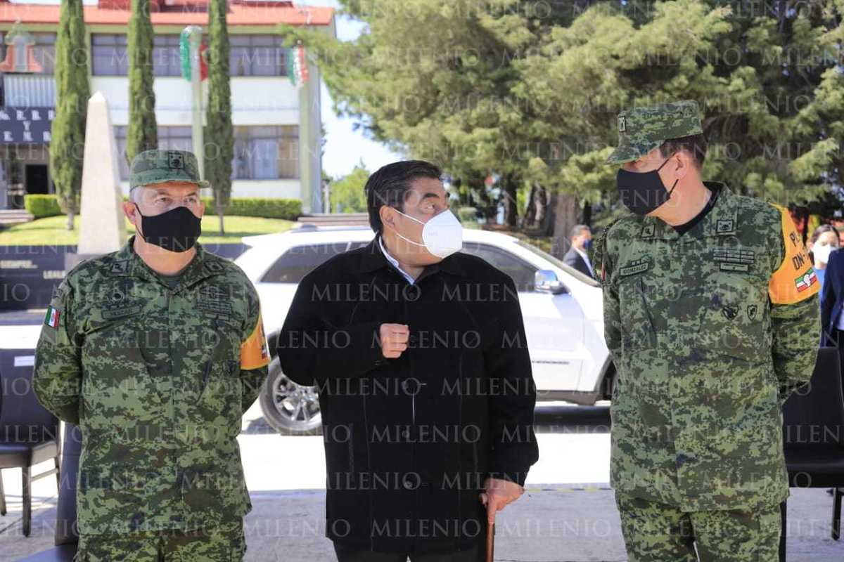 Toma de protesta del general Rodrigo Herrera Huizar. (Andrés Lobato)
