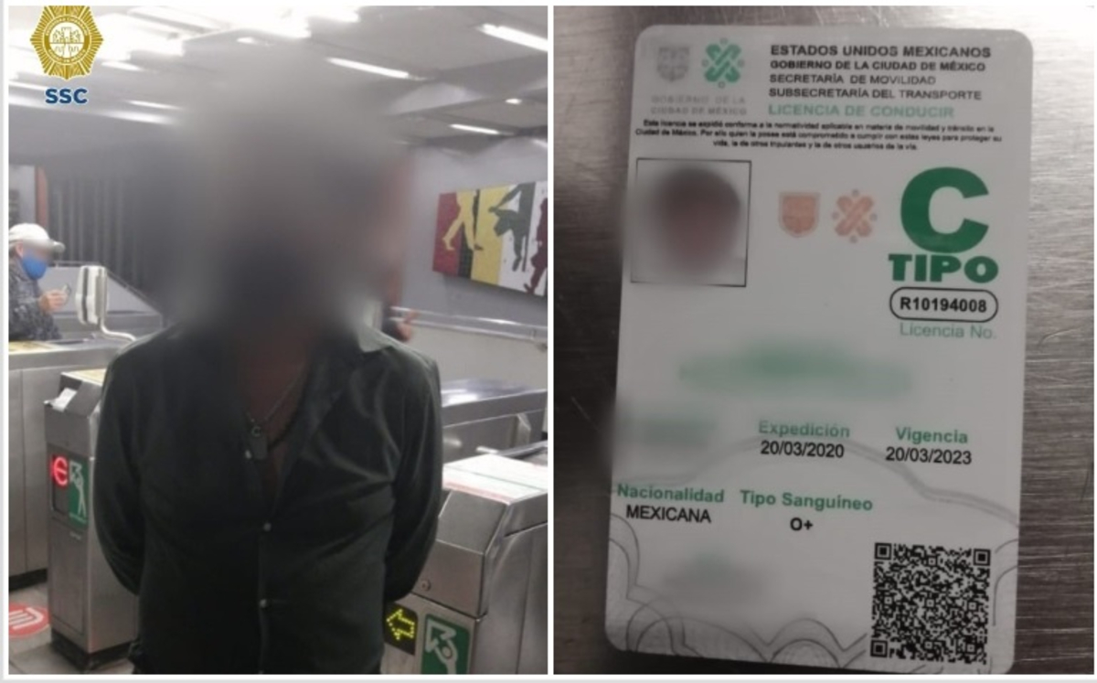 El hombre fue detenido por la probable comisión de venta de documentos oficiales falsos./ Especial