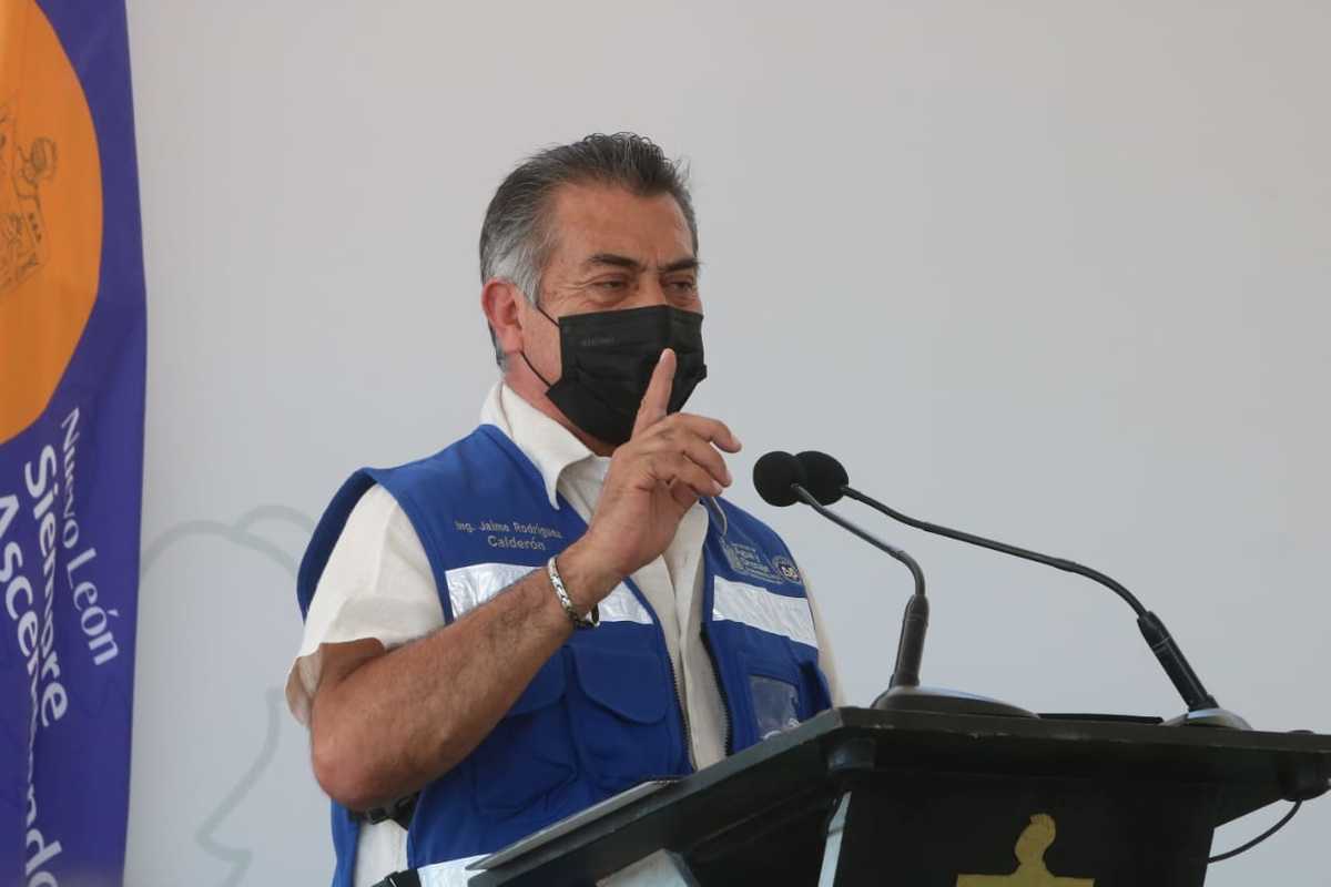 Jaime Rodríguez Calderón, gobernador de Nuevo León. Foto: Leonel Rocha.