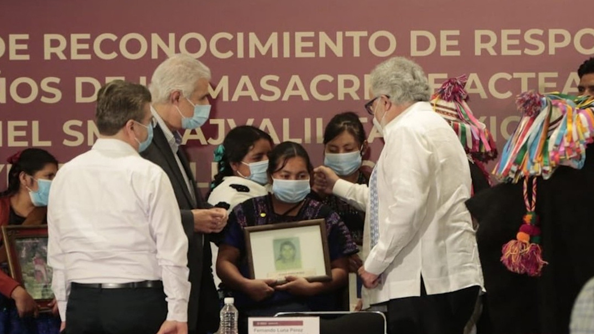 Estado mexicano reconoce responsabilidad en la masacre de Acteal, de hace 22 años