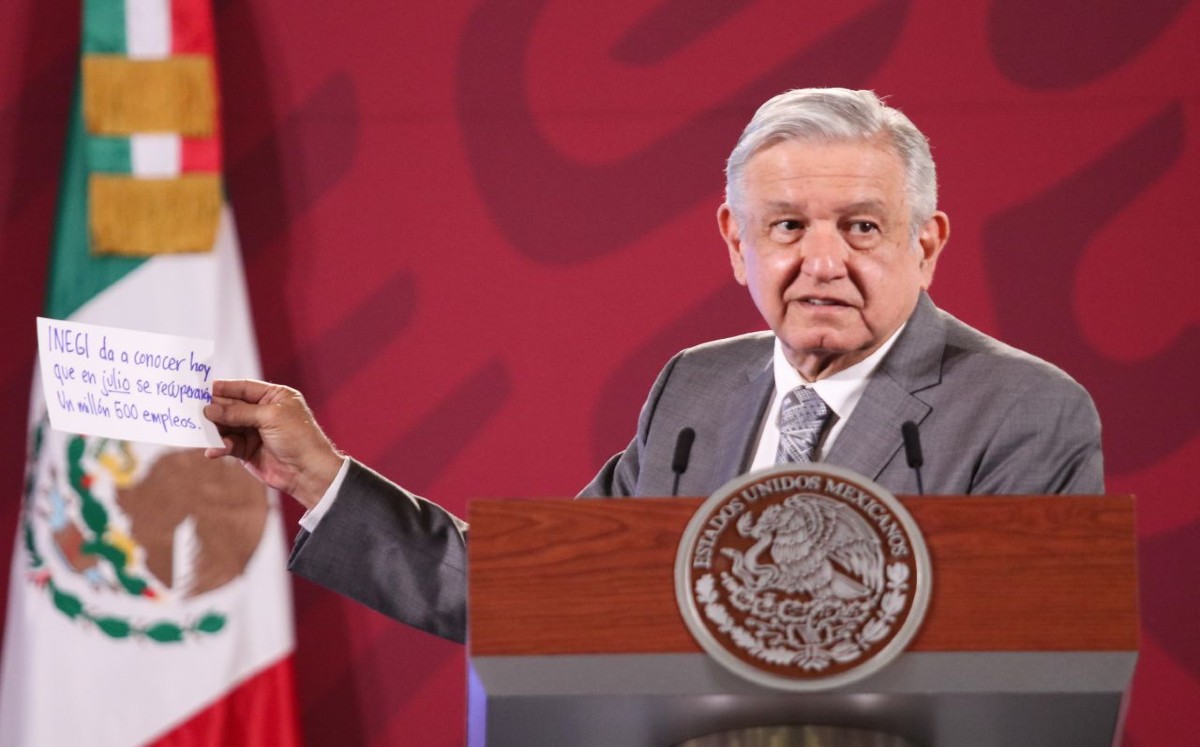 El presidente Andrés Manuel López Obrador en La Mañanera. (Cuartoscuro)