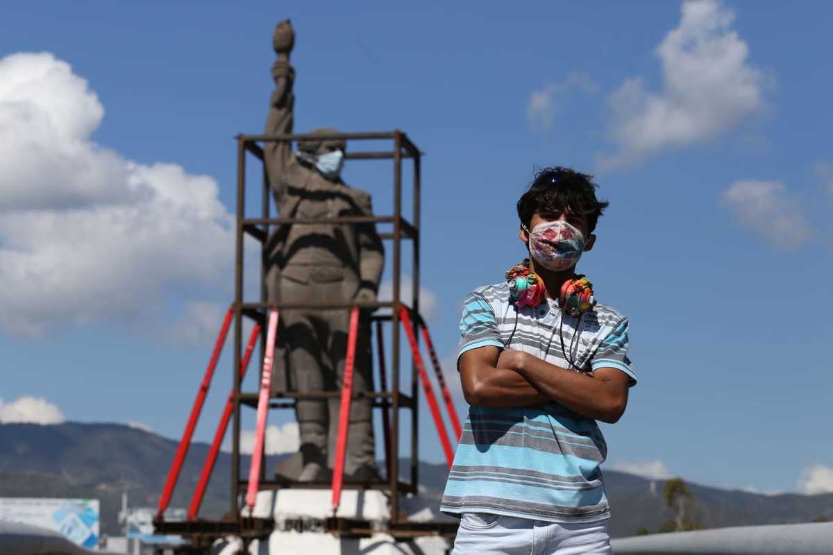 Zidek, joven youtuber, breakdancer y graffitero de Hidalgo. (Jorge Sánchez)
