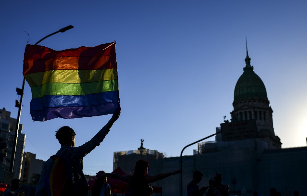 Argentina es uno de los países más abiertos en América Latina para la comunidad LGBT. (AFP)