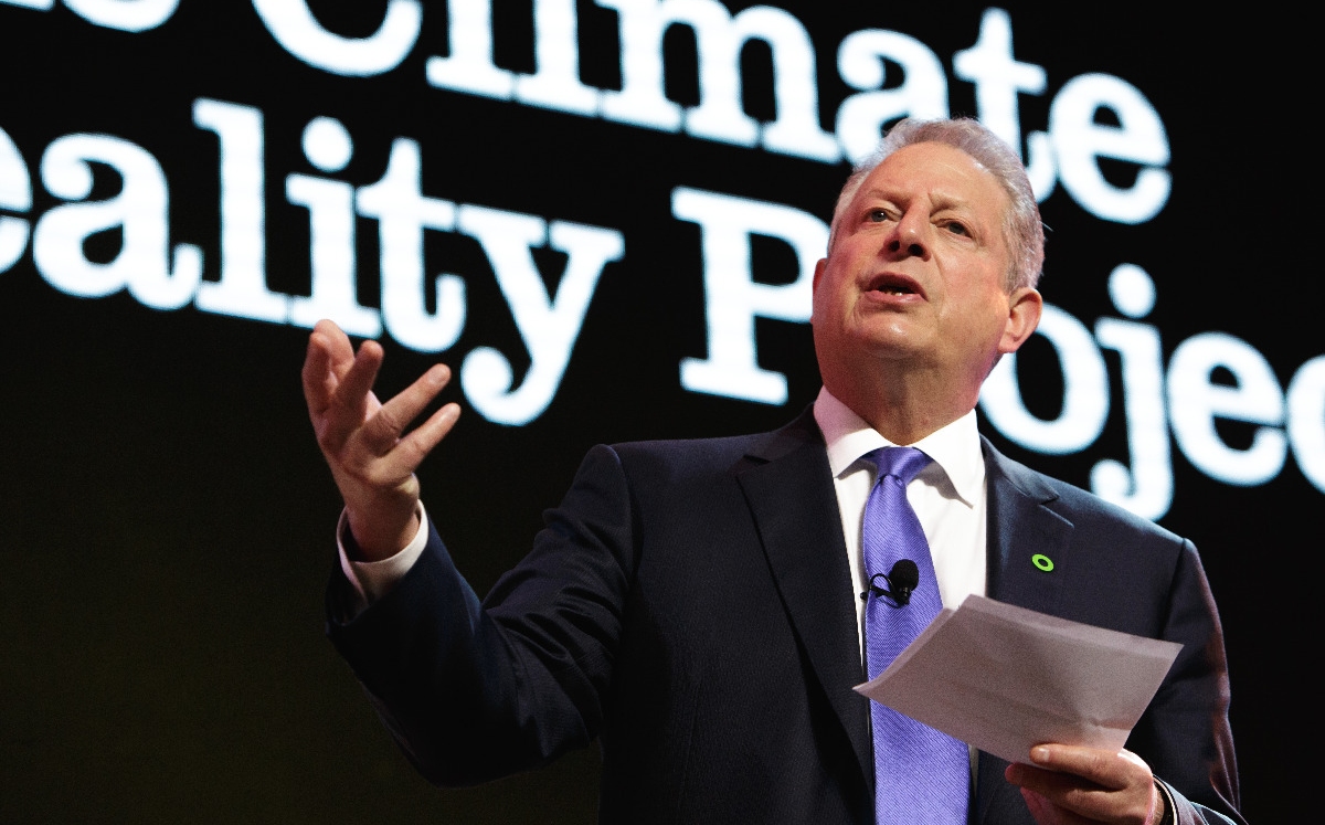 El ex presidente de Estados Unidos, Al Gore, en una conferencia. (Especial)