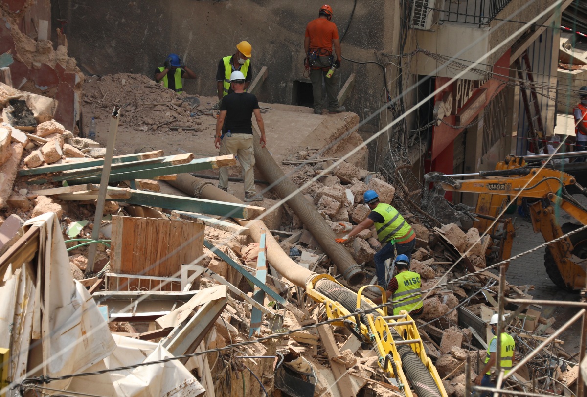 Beirut se encontraba en una crisis económica y social cuando se registró la explosión en el puerto de Beirut. (Reuters)