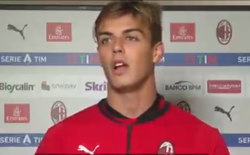 Daniel Maldini marcó su primer gol con el Milan (Especial)