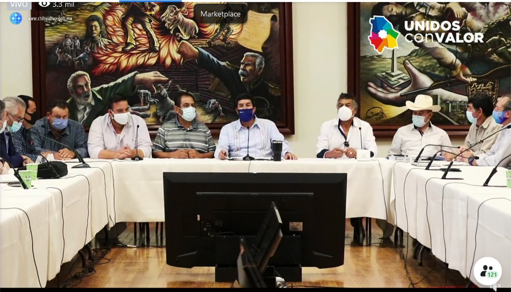 El gobierno de Javier Corral afirmó que no hubo respuesta al diálogo propuesto.