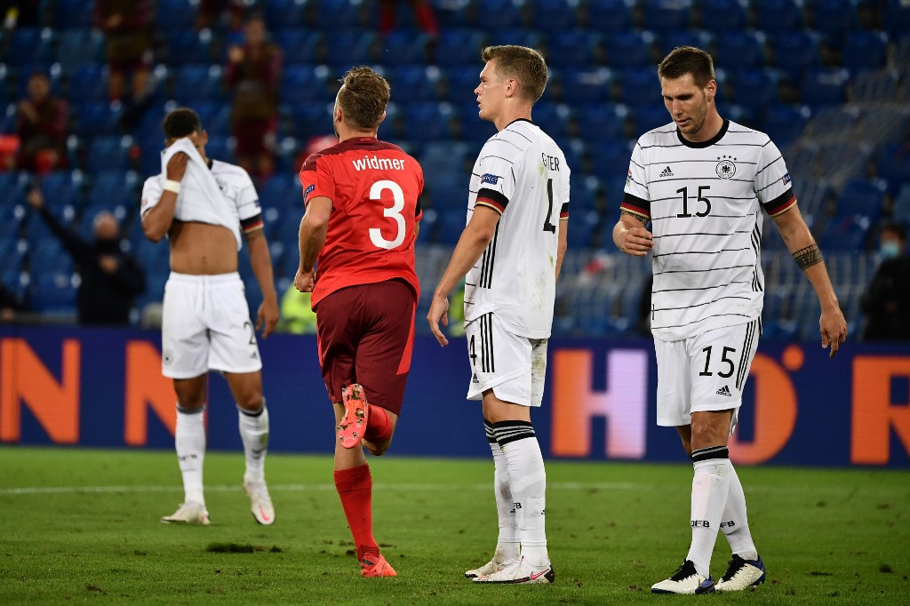 Suiza le sacó el empate a Alemania en Basilea (AFP)