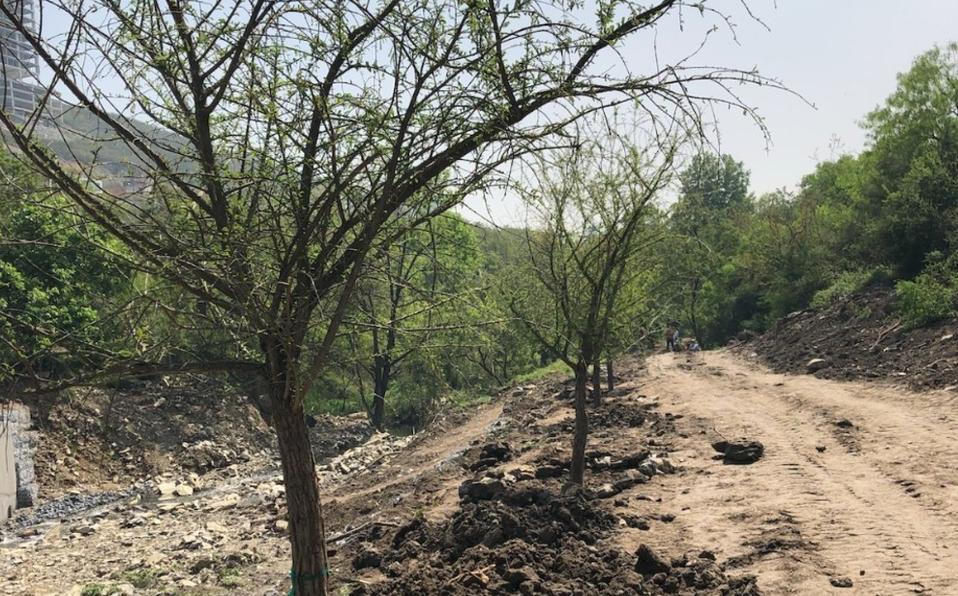 El Congreso de Nuevo León pidió frenar las obras del Parque Central en San Pedro. Foto: Especial.