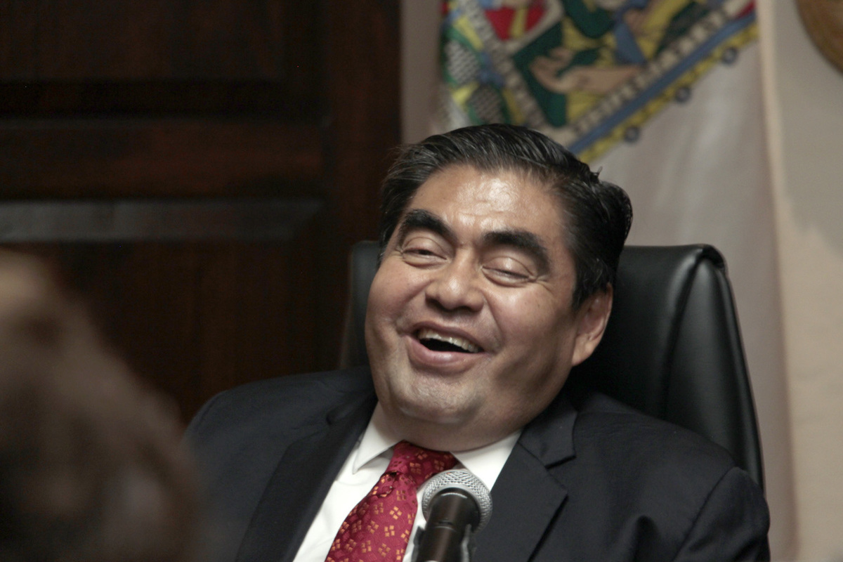 Miguel Barbosa Huerta, gobernador del estado de Puebla. (Melanie Torres)