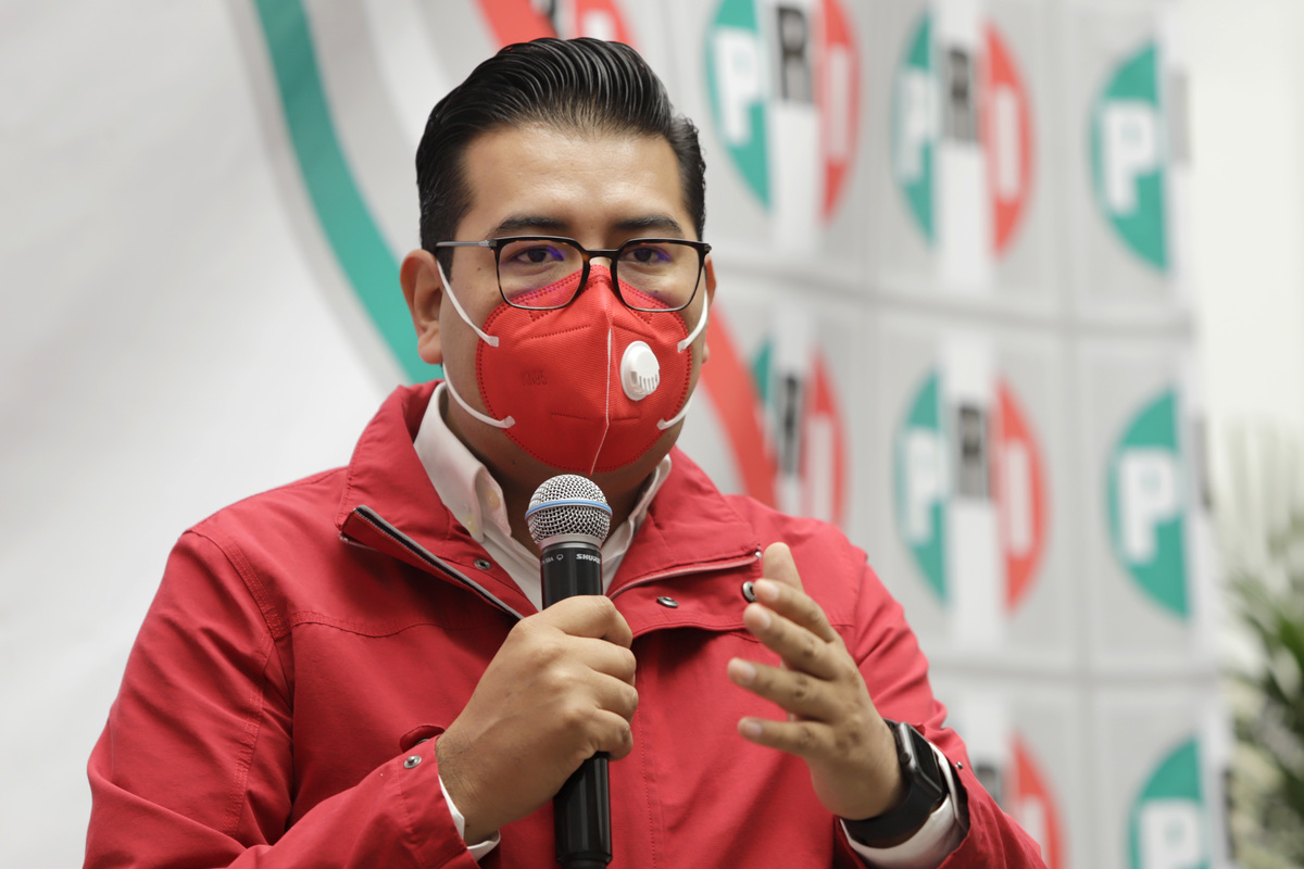 Néstor Camarillo, dirigente Estatal del PRI en Puebla. (Agencia Enfoque)