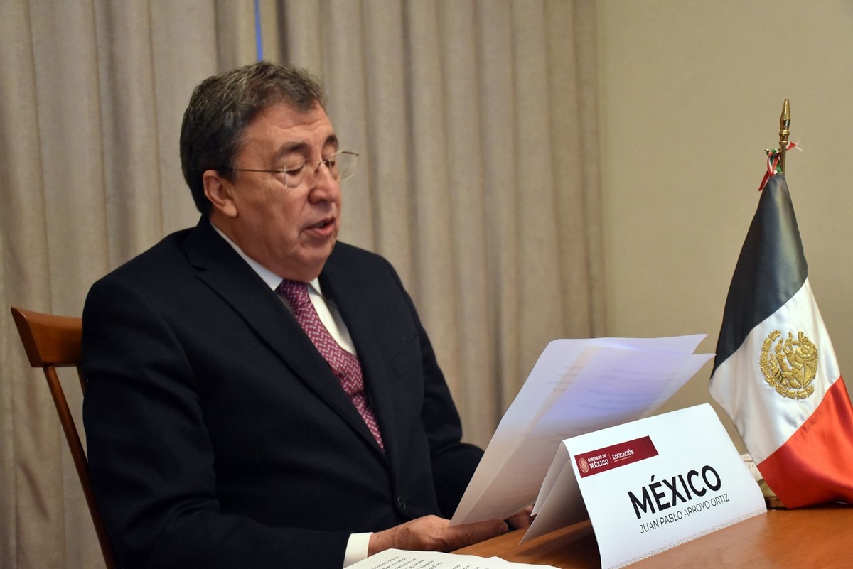 El subsecretario de Educación, Juan Pablo Arroyo, presentó el programa Aprende en Casa ante el G-20.