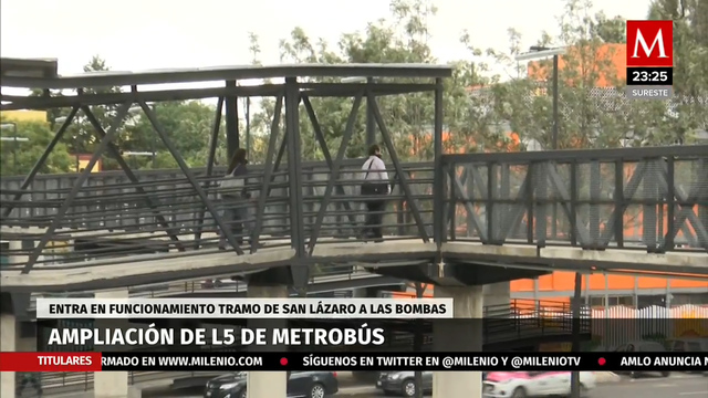 Entra en funcionamiento ampliación de la Línea 5 del Metrobús en la CdMx