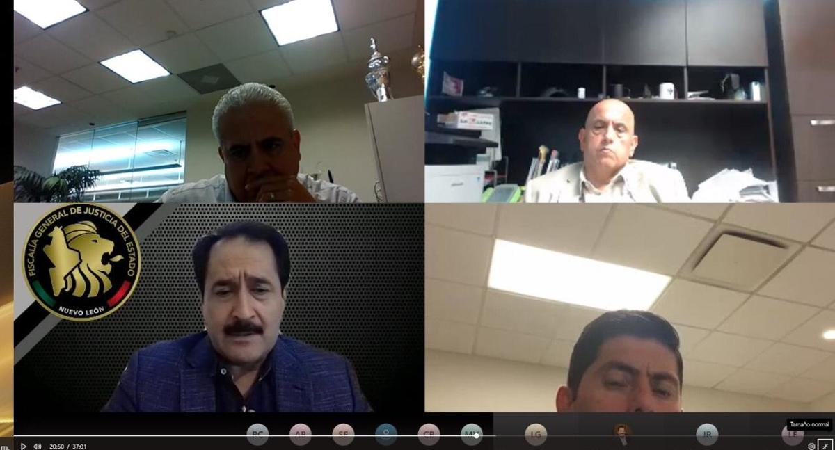 El fiscal Gustavo Adolfo Guerrero afirmó que con el convenio fortalecerán la procuración de justicia. Foto: Especial.