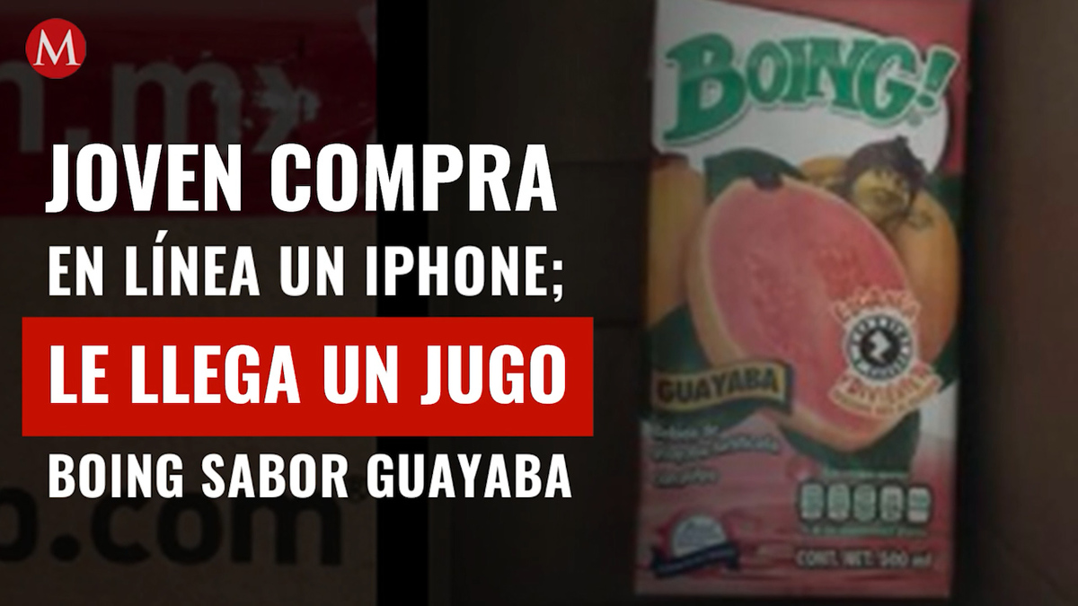 Joven compra en línea un iPhone; le llega un jugo Boing sabor guayaba