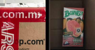Pidió un iPhone por internet en Sears; recibió un jugo de guayaba. (Twitter)