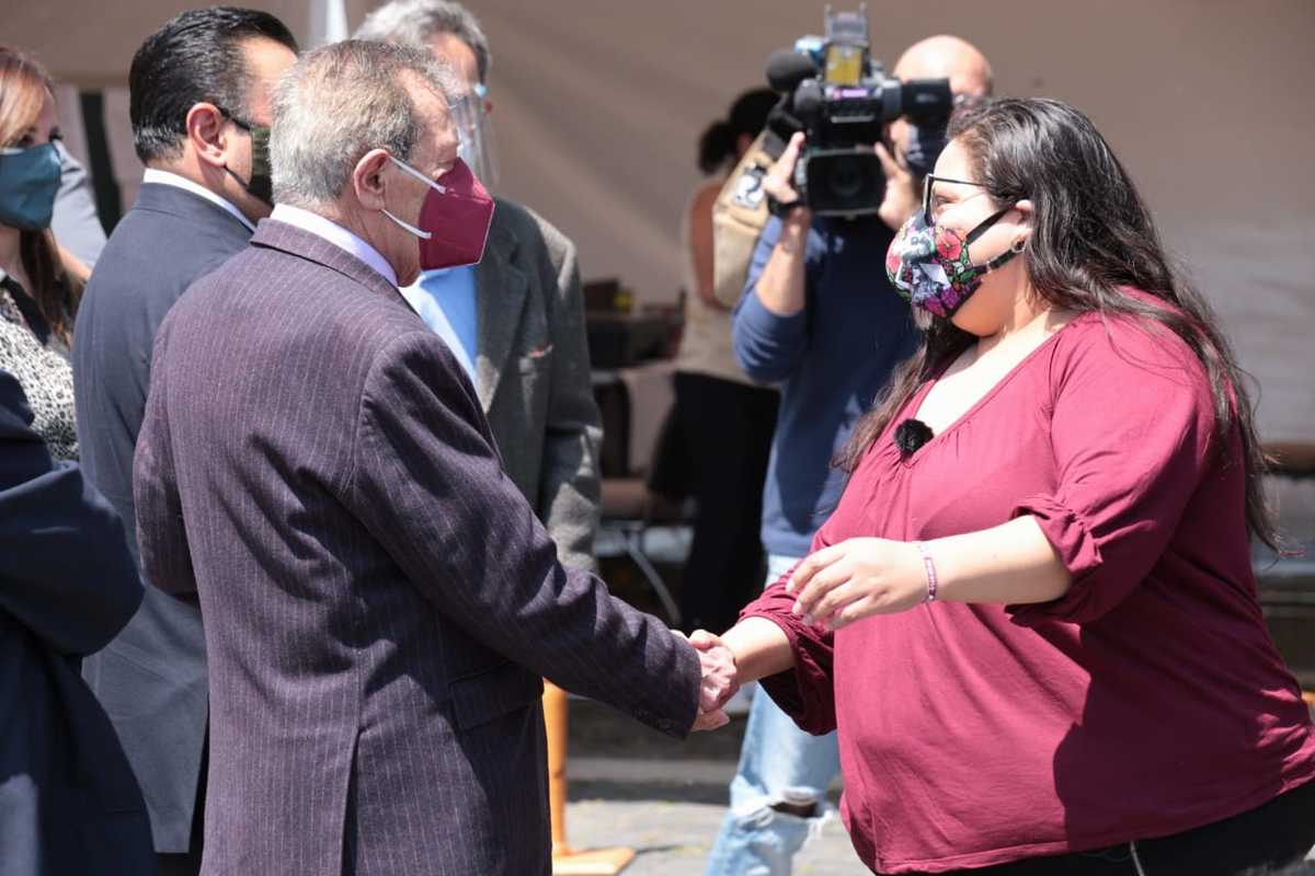 Porfirio Muñoz Ledo se registró en alianza con la senadora Citlalli Hernández.
