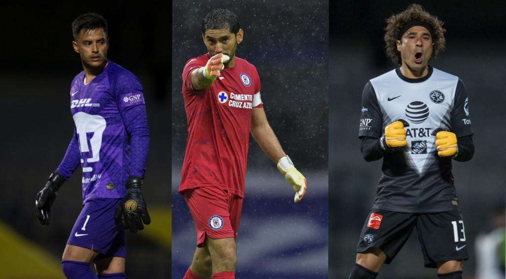 Alfredo Talavera, Jesús Corona y Guiillermo Ochoa (Mexsport)