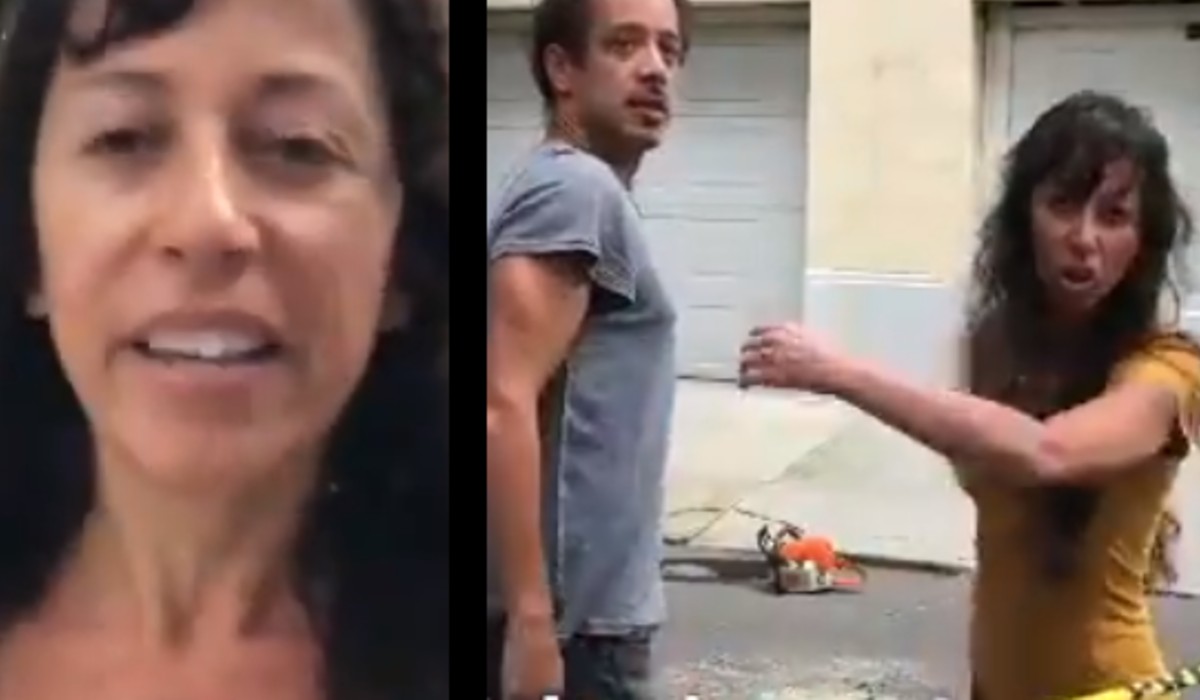 Bautizan a mujer como 'Lady Argentina' tras conflicto con vecinos en CdMx. (Captura)