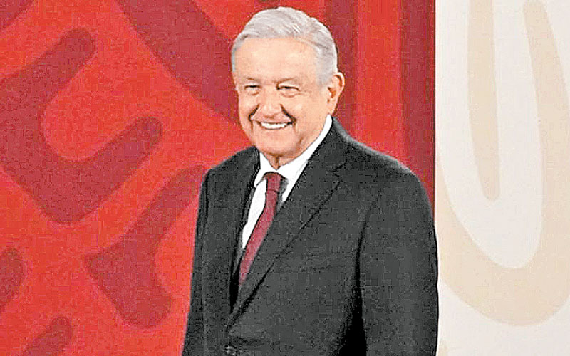 El Presidente durante su conferencia matutina. (Cuartoscuro)