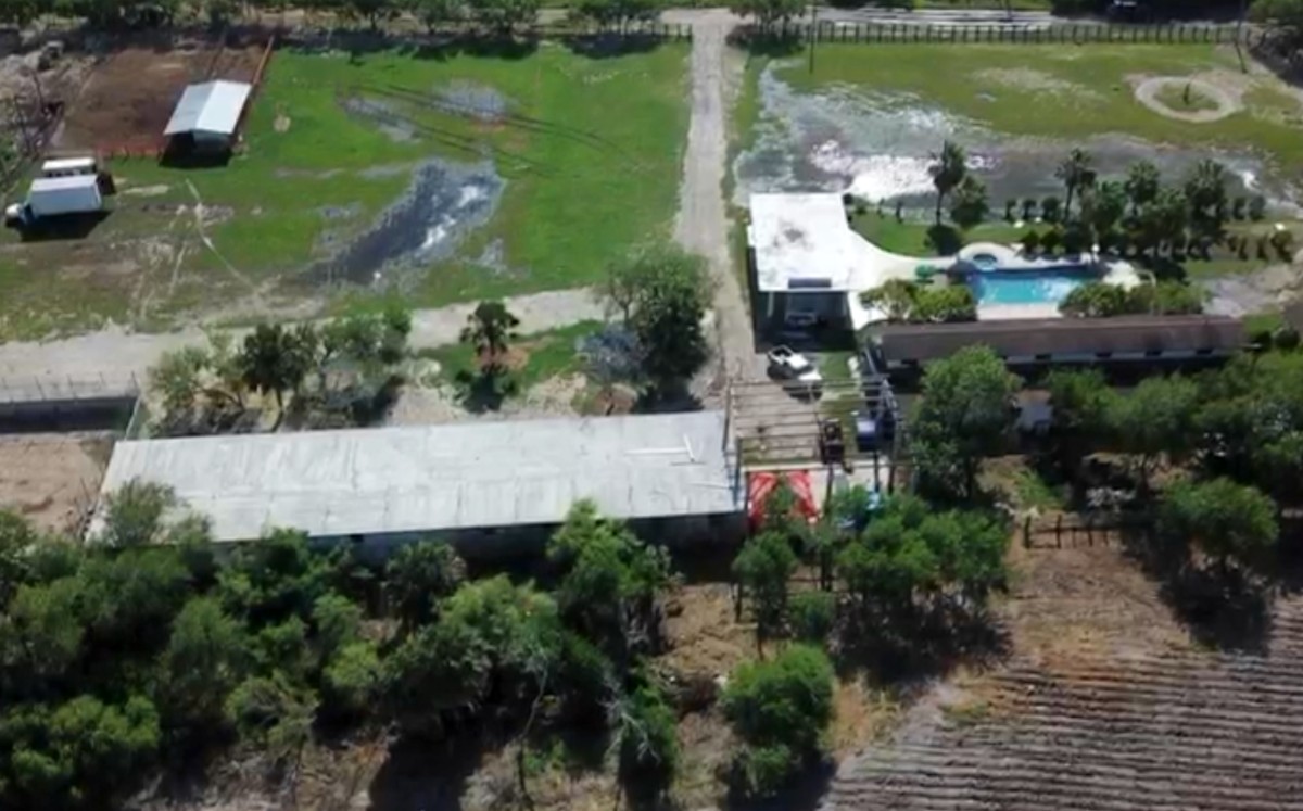 Ranchos de Tamaulipas donde hubo decomisos. (Cortesía)