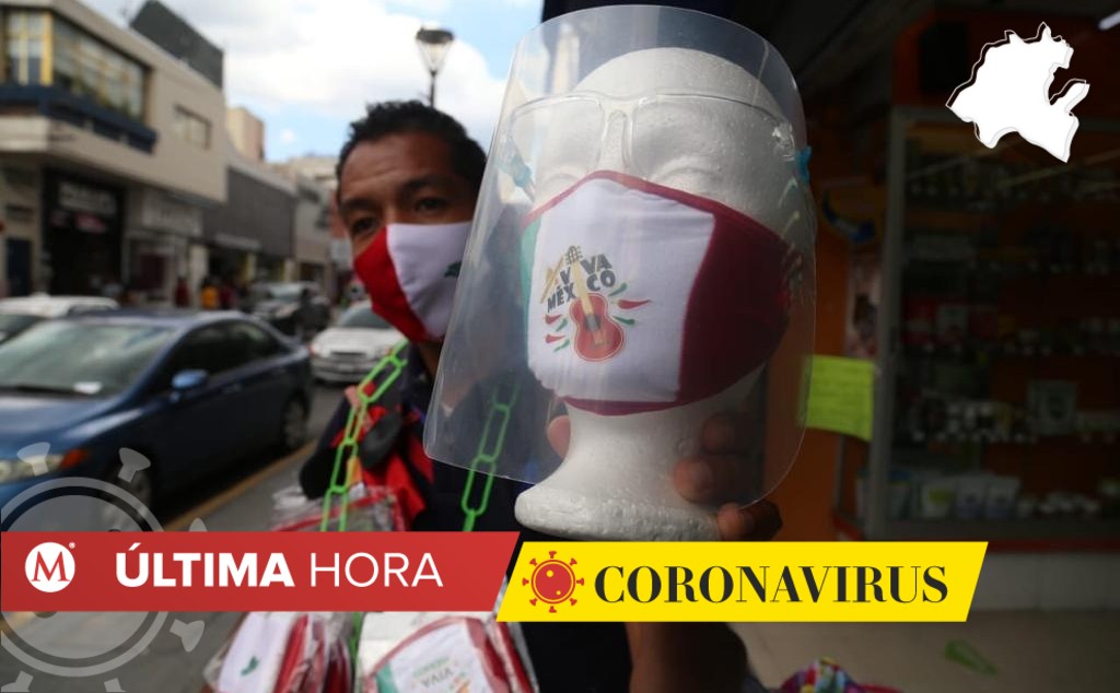 Venta de artículos patrios durante la nueva normalidad. (Jorge Sánchez)