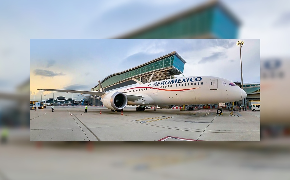 Aeroméxico voló del AICM al Aeropuerto Internacional de Hong Kong. (@Aeromexico)