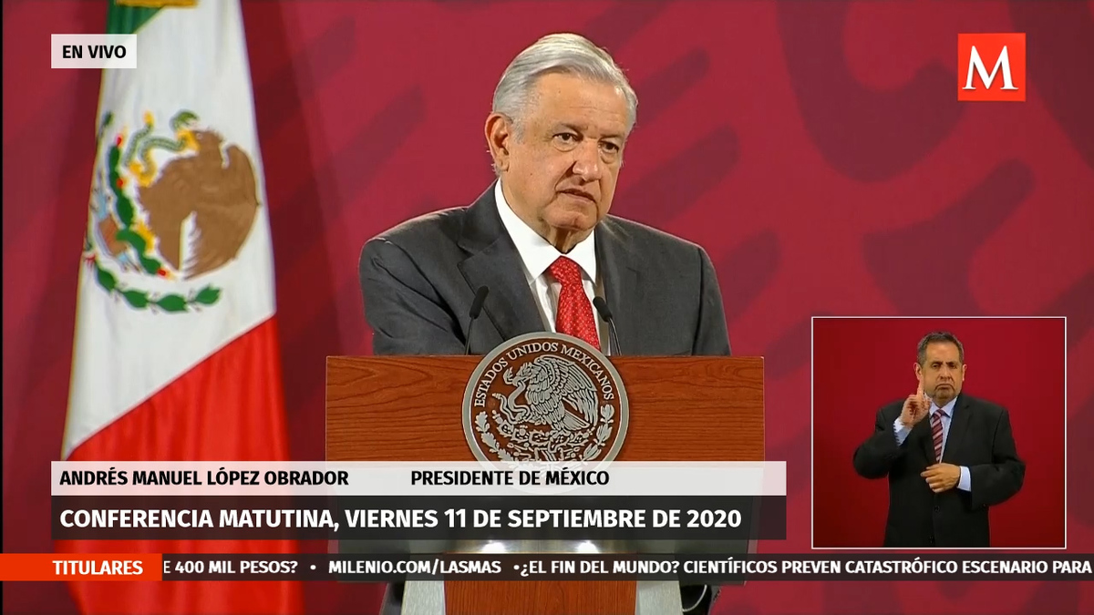 AMLO pide proteger a mujeres tras toma y detenciones en CDHEM