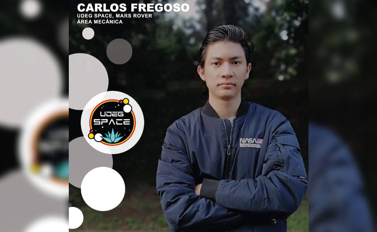 Carlos Fregoso necesita apoyo para asegurar su lugar para ir a la NASA (Facebook UdeG Space)