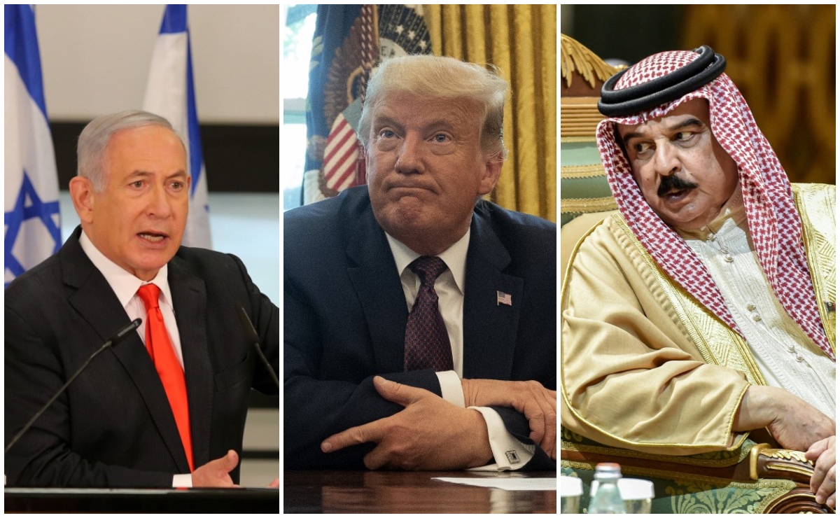Trump logró el segundo acuerdo diplomático entre el estado de Israel y Bahrein. (AFP)