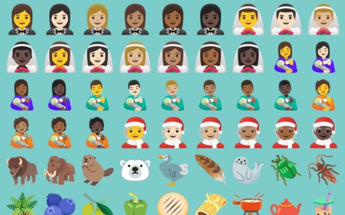 Estos emojis llegarán con la nueva actualización de Android (Twitter).