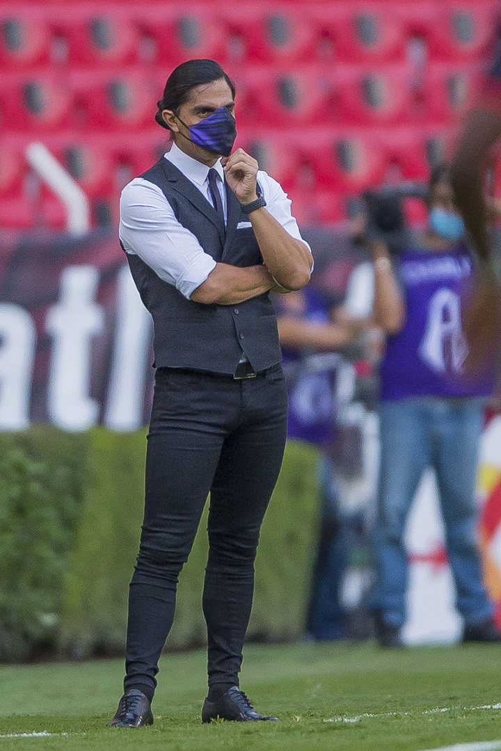 Juan Francisco Palencia durante el juego ante Atlas en el Guard1anes2020 (Mexsport)