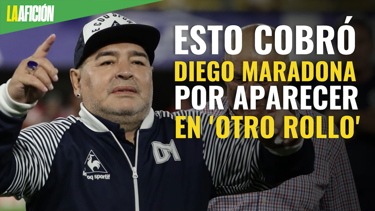 ¿Un precio justo? Esto cobró Diego Maradona por aparecer en 'Otro Rollo'