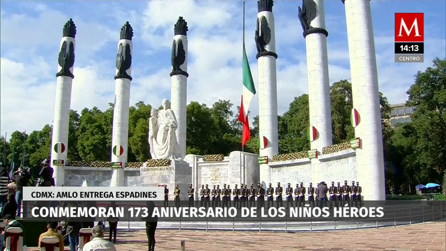 Conmemoran CLXXIII Aniversario de la Gesta Heroica de los Niños Héroes de Chapultepec