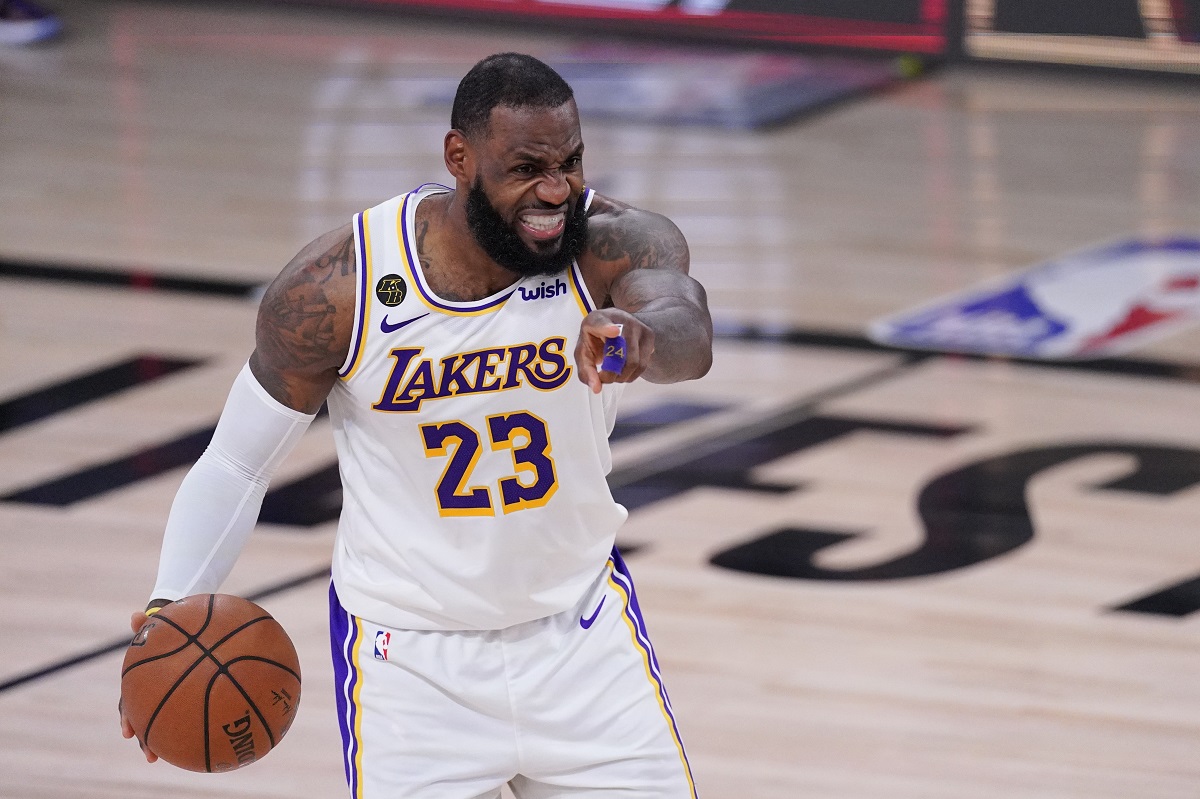 LeBron James, jugador de Los Ángeles Lakers (AP)